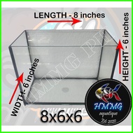 ❦ ✰ ➯ Betta Tank, for pet grooming, (maximum of 2 Tank per Checkout) 4x4x4, 4x4x6, 6x4x6, 6x4x8 , 6