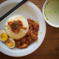 nasi tim babi rica/ babi woku/ babi kecap