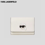 KARL LAGERFELD - K/IKONIK PIN SMALL LEATHER WALLET 240W3235 กระเป๋าสตางค์