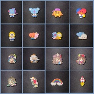 [LOCAL STOCKS] Crocs Charm BT21 Genshin series Jibbitz shoe buckle jibbits PVC soft rubber