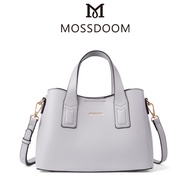 MOSSDOOM กระเป๋าสตรีกระเป๋าถือที่เรียบง่าย