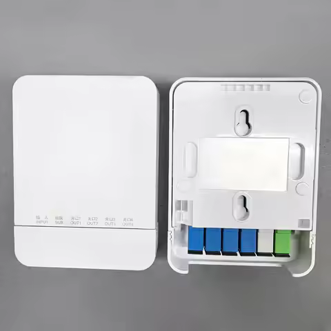 FTTR 2115 Fiber Optic Terminal Box Panel Indoor FTTH Optical Router 1/4 Optical Fiber Terminal Box P