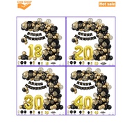 18th/20th/30th/40th Birthday Decorations Number Balloons set