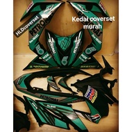 COVERSET HITAM HONDA RS150 PETRONAS V1 V2 CAPANG DAN TUTUP CAPANG HLD COVERSET.