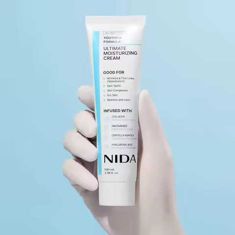 Korea NIDA Moisturizing Ultimate Cream Collagen Youthful Repair Damage Skin Strengthen Barrier Daily
