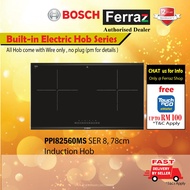 BOSCH PPI82560MS Series 8 Built In 2 Zones Induction Hob 78cm / BOSCH PPI82560MS Induction Hob / BOS