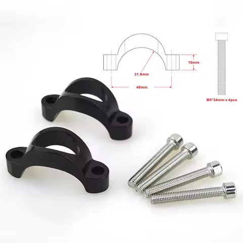 10/20mm Road Bicycle Riser Spacer Clamp Aluminum Rest Bar Rising Spacer Plate For TT Handlebar Parts
