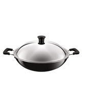 Tefal Asian Chinese Wok 36Cm W/Lid C52896