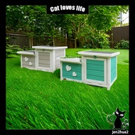 Outdoor solid wood rabbit cage rabbit house home rabbit nest rainproof rabbit villa sangkar arnab ru