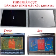 KOMATSU Excavator Screen Polarized Film
