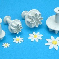 Daisy flower Plunger, daisy flower fondant mold, fondant mold