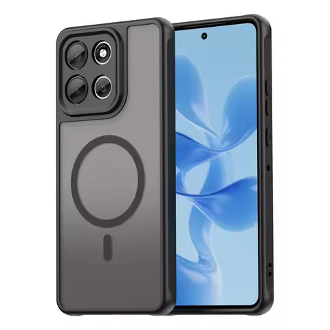 Fit Moto G56 5G Matte Case, Compatible with MagSafe Drop Protection Slim Protection Translucent Cove