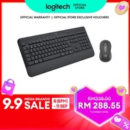 Logitech Signature K650 Wireless Keyboard with Wrist Rest Full-Size + Signature M650 Wireless Mouse