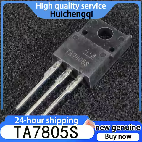 10PCS Original Genuine TA7805S Direct Insertion TO220F Three Terminal Voltage Regulator Chip IC