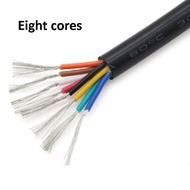 20เมตร-1เมตร26AWG หลายแกนยืดหยุ่นสายสัญญาณพีวีซีหุ้มฉนวนสายไฟสายทนความร้อนได้สีดำ UL2464สีขาว