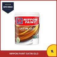 [WARNA] 1L Nippon Paint Satin Glo ( Interior Wall Paint) 1L Cat Nippon Paint Satin Glo ( Cat Kilat Dinding Dalam)