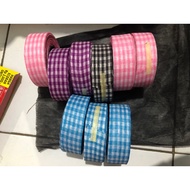 Checkered ribbon (per meter)