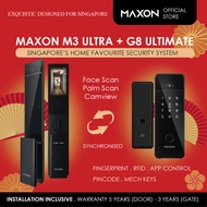 🔥 FREE INSTALLATION | BUNDLE SET MAXON M3 ULTRA + G8 ULTIMATE Digital Gate Lock Smart Door Lock