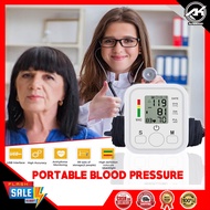 ORIGINAL ELECTRONIC ARM BLOOD PRESSURE MONITOR DIGITAL WRIST ARM TYPE RECHARGEABLE KIT STYLE BP AUTOMATIC BLOOD MEASUREMENT MONITOR LCD HEART RATE ACCURATE TONOMETER MEASURING AUTOMATIC SPHYGMOMANOMETER PULSOMETER (BATTERY NOT INCLUDED) BP, BP MONITOR