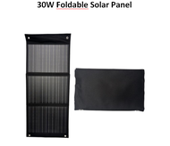 แผงโซลาร์เซลล์ monocrystalline solar cell  5V-12V-18V 30W Foldable solar panel