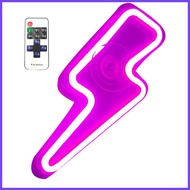 Car Interior Atmosphere Lights Neon Bolt Sign Ambient Lighting Car Auto Ambient Lighting Ornament Ca