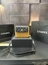With Box Chanel tofu bag Chanel Chanel A Tofu Bag ertical Suede Bag w Chanel A Suede Mini Bag ertica