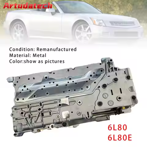 Artudatech 6L80 6L80E Valve Body+Transmission Control Module & Solenoid For Sierra 1500 Car Accessor