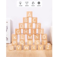 ABC wooden block toys ABC number wooden toys
