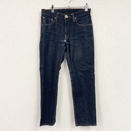Levi's 牛仔褲，拉鍊門襟，靛藍色，古著。