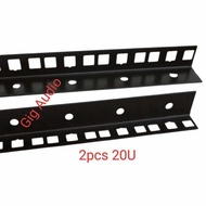 2pcs 20U Rack Rail Flight Case Tour Case Accessories Small U