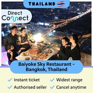 [PROMO TIKET READY] Baiyoke Sky Restaurant Lunch Dinner Buffet Bangkok Thai Attraction Ticket Vouchers Travel Discount