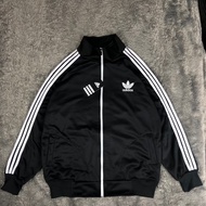 Jacket Tracktop Sport Casual 3 StripesJaket Adidas Tracktop Firebird pria - Black Stripe White Polys