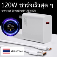 【รับประกัน1ปี】ที่ชาร์จ Xiaomi Black Shark 4 Pro 120W Type-C wired fast charging เสียวมี่ หัวชาร์จ สายชาร์จ 6A ชาร์จเร็ว ไว ด่วน 2เมตร ของแท้