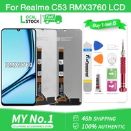Original LCD With Frame For REALME C53/ C51 LCD Display Touch Screen Digitizer Replacement