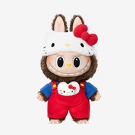 全新 限量 pop mart Hello Kitty x Labubu 公仔, 有購買單據，  非 molly