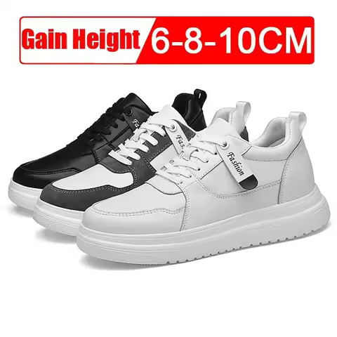 Men Elevator Height Increase Shoes Sneakers Shoes for Men 10cm Sports Casual Invisible Inner Heighte