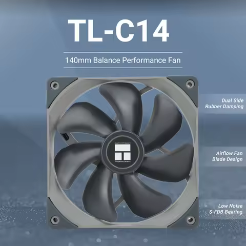hermalright 140mm Case Fan TL-C14/C14C/C14C-S/C14CW/C14CW-S CPU Cooling Fan ARGB 140mm Balance Fan B