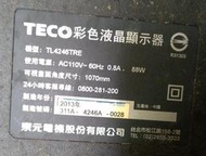 [老機不死] TECO 東元 TL4246TRE 面板故障 零件機