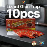 10pcs/box Perangkap Lipas Cicak Cockroach Lizard Glue Trap Lizard House Pelekat Cicak Lipas
