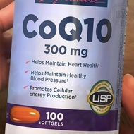 CoQ10 300mg Soft-gels, 100 Count！！