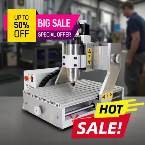 LYCNC Desktop GRBL MACH3 Mini 2030 CNC Wood Router Cutting Engraver 3020 Cutter 300W 500W 800W PCB M