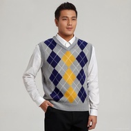 SKYLIN Premium Argyle Vest