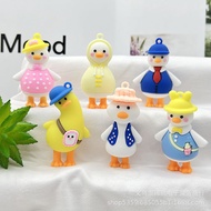 Cartoon Travel Duck Keychain Pendant Crooked Duck Keychain Backpack Duck Keychain Pendant Little Yel