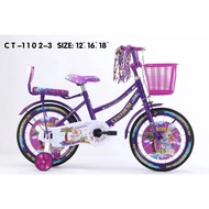 Wholesale (4 Units) Centrum Bicycle size 12 with Accessories Complete Knockdown