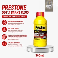 MERAH PRESTONE Synthetic Brake Fluid DOT3 300mL RED, CLEAR - PRESTONE RED & CLEAR