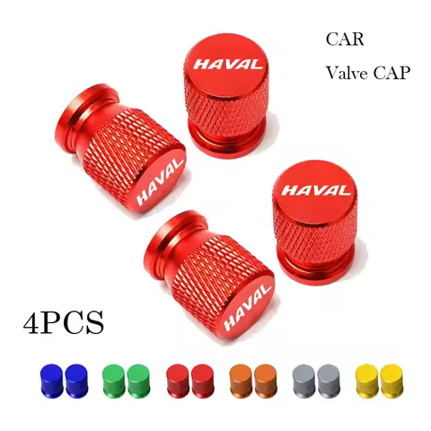 4PCS Car Wheel Tire Valve Caps Tyre Stem Covers Airdust Waterproof For HAVAL H2 H6 H7 H8 H9 H2S M6 C