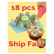 13 Pcs Russian Piping Tips Set, Russian Nozzle, nozzle adpator S-295501