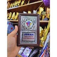 🎁Plak/cenderahati/hadiah/saguhati/piala❗️ 4x6 Inchi with words