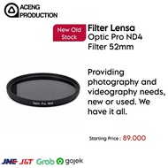 Optic Pro Filter ND4 52mm-77mm New Old Stock
