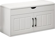 EKDJSN Entryway Shoe Bench,Storage Bench End of Bed Bench, Padded Bench 2-tier Shoe Rack, For Entryw